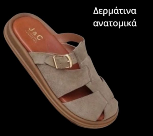 Δερμάτινα Ανατομικά Σανδάλια – Κωδικός 1815 NK - Image 2